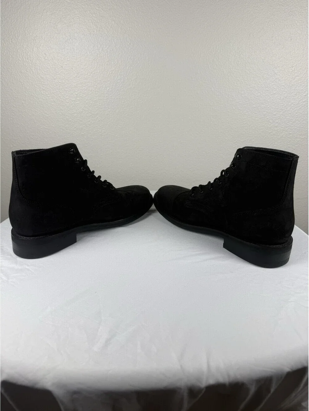 Thursday Boot Co Everyday Mens 8.5 Black Leather Cap Toe Lace Up Boots